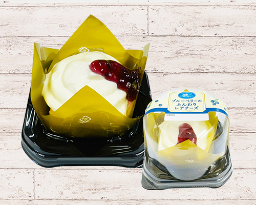 ブルーベリーのふんわりレアチーズ